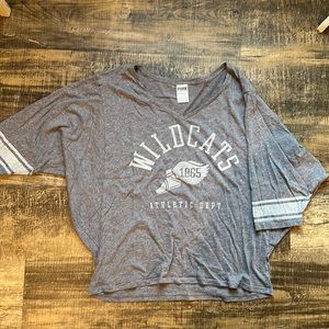 PINK UNIVERSITY OF KENTUCKY bat wing tee